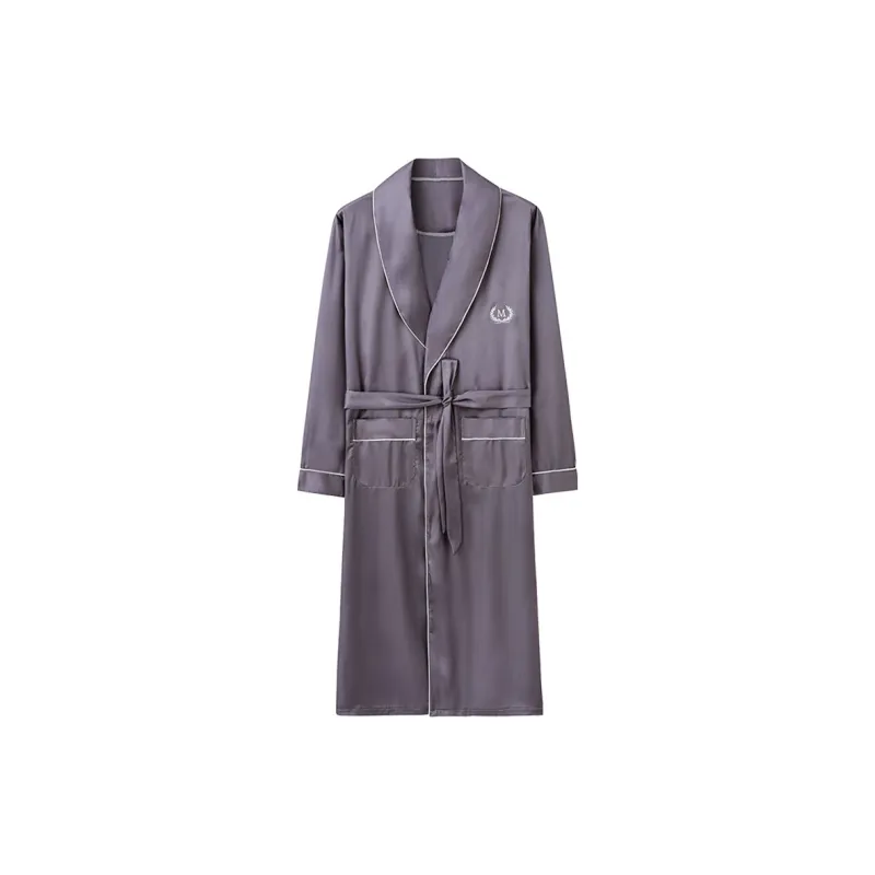 Ordifen Pajama Robe Men's Black-0