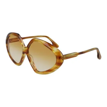 Victoria Beckham Irregular Shape Sunglasses Women's Tortoiseshell