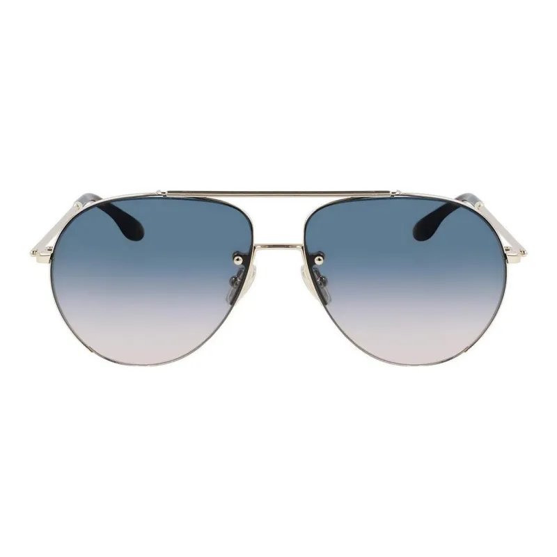 Victoria Beckham Aviator Sunglasses Women's Silver-2