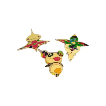 LOUIS VUITTON X Takashi Murakami 1990 2000s Onion Head Flower Boy Barrettes