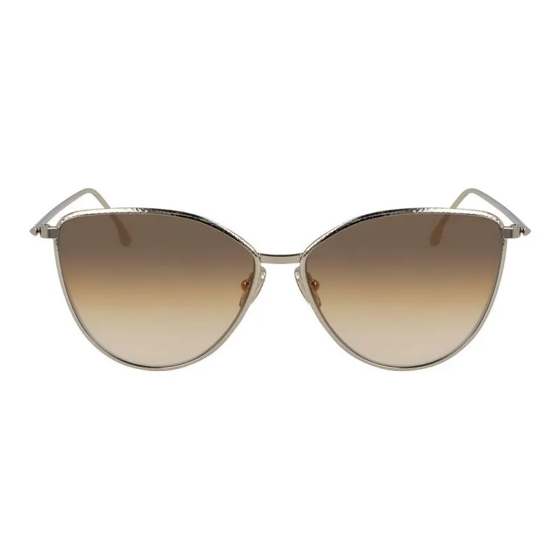 Victoria Beckham Butterfly Sunglasses Women's Gold-1