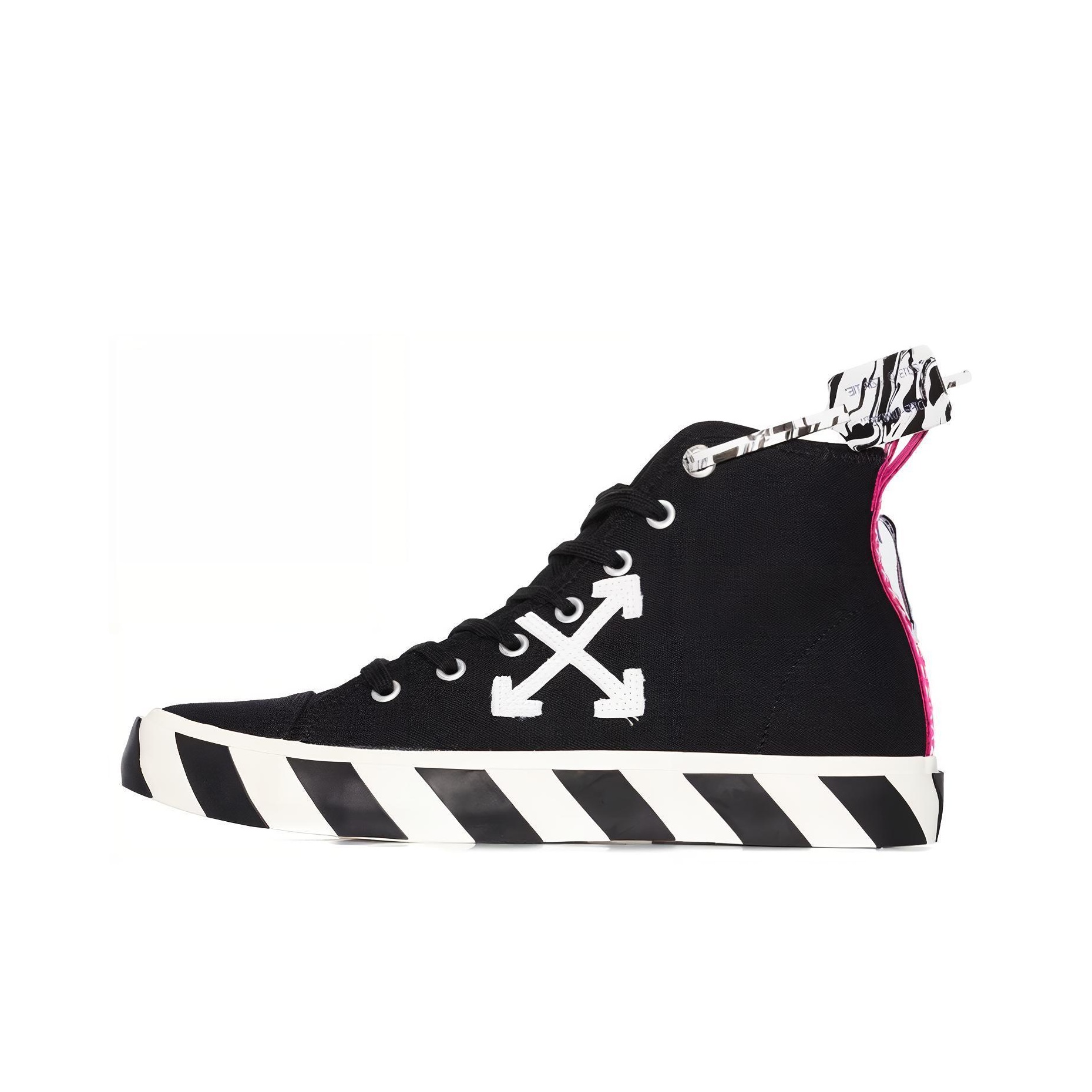 【送料&関税込】Off-White Oeri094 Napoli1007 Black - Unisex Men's ECCO® Street 720 Leather Gore-Tex Sneaker | White