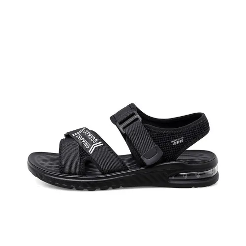 Old shoemaker Beach Sandals Men Black