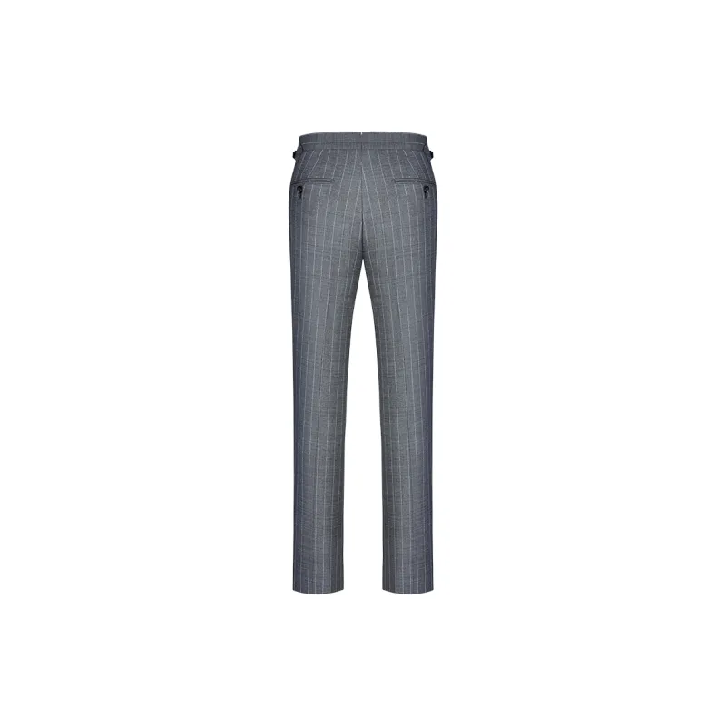G·Mons Suit Trouser Men's Gray Stripes-1