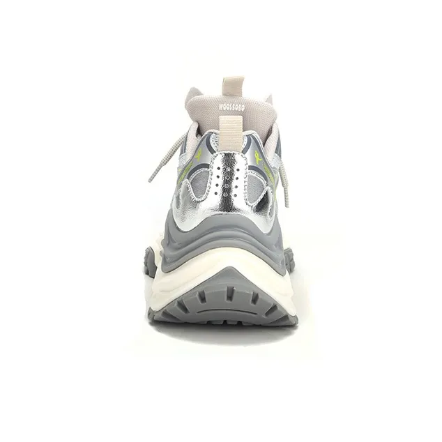 WOOS BOBO Cushioning Breathable Coverage Support Balance Lightweight Height Increasing Low-Top Chunky Sneakers Women's-7