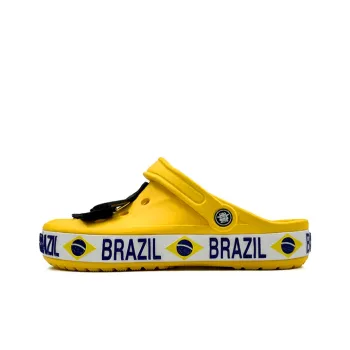 OUBT Creative Design DIY Letter Chicken Claw Street Clogs Men's Yellow
