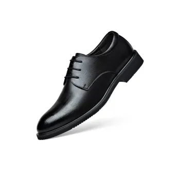 Mulinsen Dress Shoes Men Low Top Black
