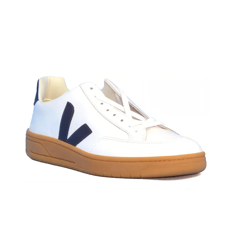 VEJA V 12 Leather 'White Nautico Gum Sole'-2
