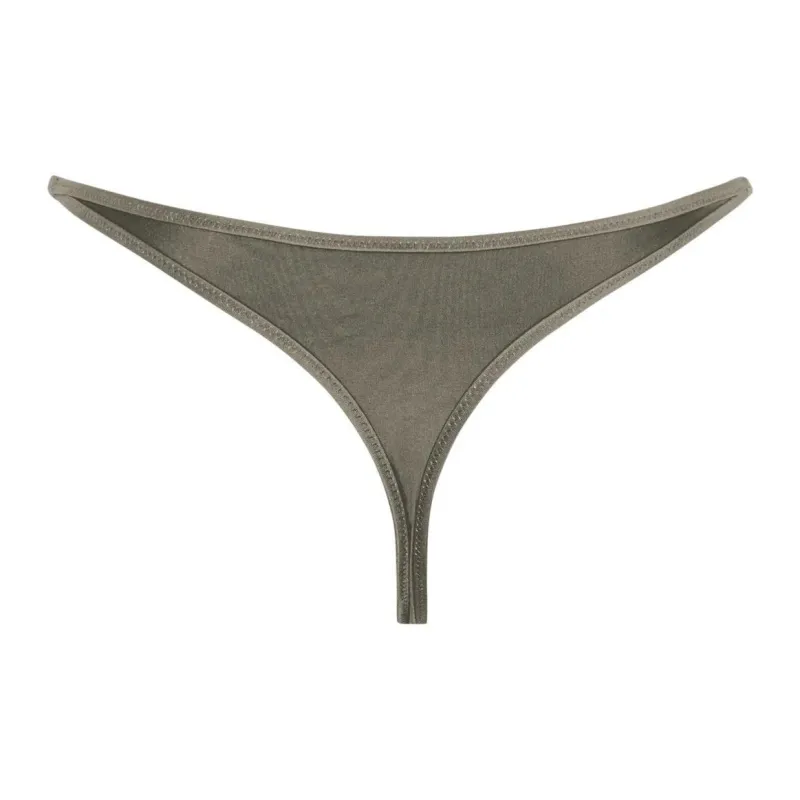 Miaou SS24 NICOLA BIKINI BOTTOM Swimming Shorts Women's Gray Earth-1