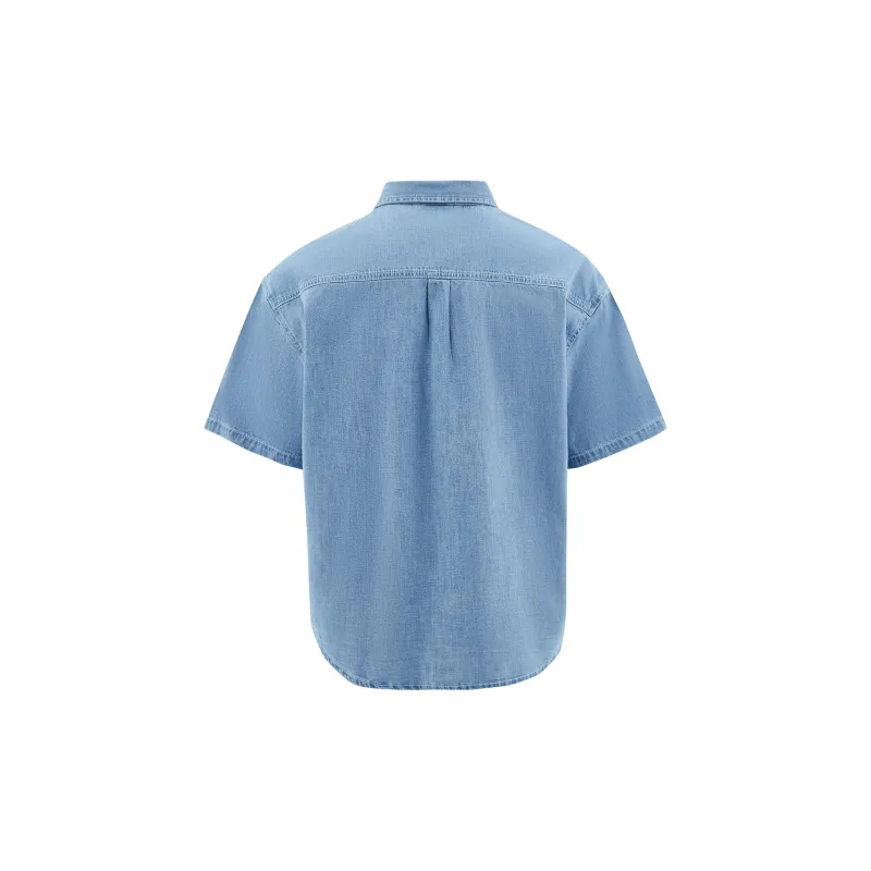 CAT Shirts Men Indigo-1