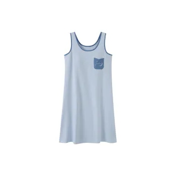 MADALLO Nightgown Women's Light Blue