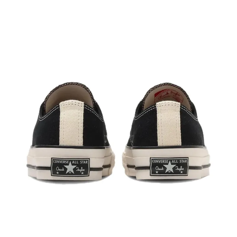 Converse Addict Chuck Taylor Canvas O Durable Breathable Low Top Canvas Shoes Unisex Black-4