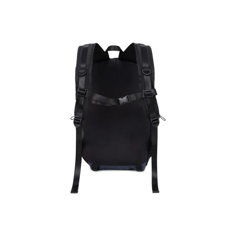 UNITE STAR Nylon Fabric Backpack Medium Size Unisex Black/Purple Gray/Blue Gray-13