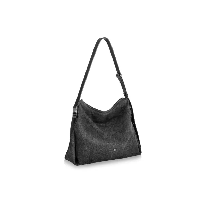INJOYLIFE Denim Shoulder Bag Crossbody Bag Regular Women's Black Gray-1