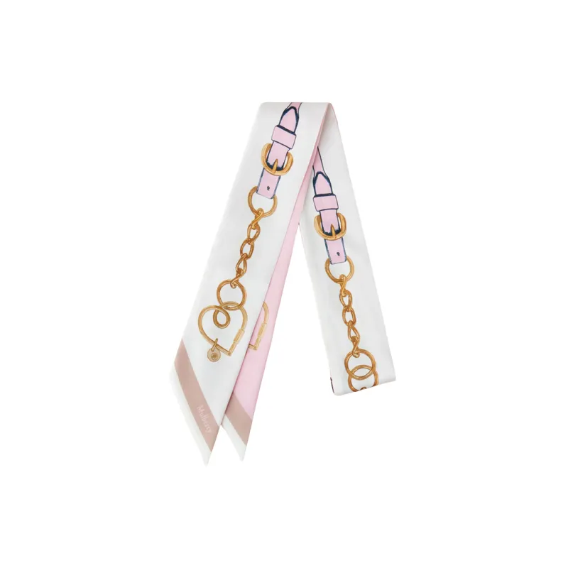 Mulberry Recycled Polyester Knit Scarves Women's Pink Rose-0