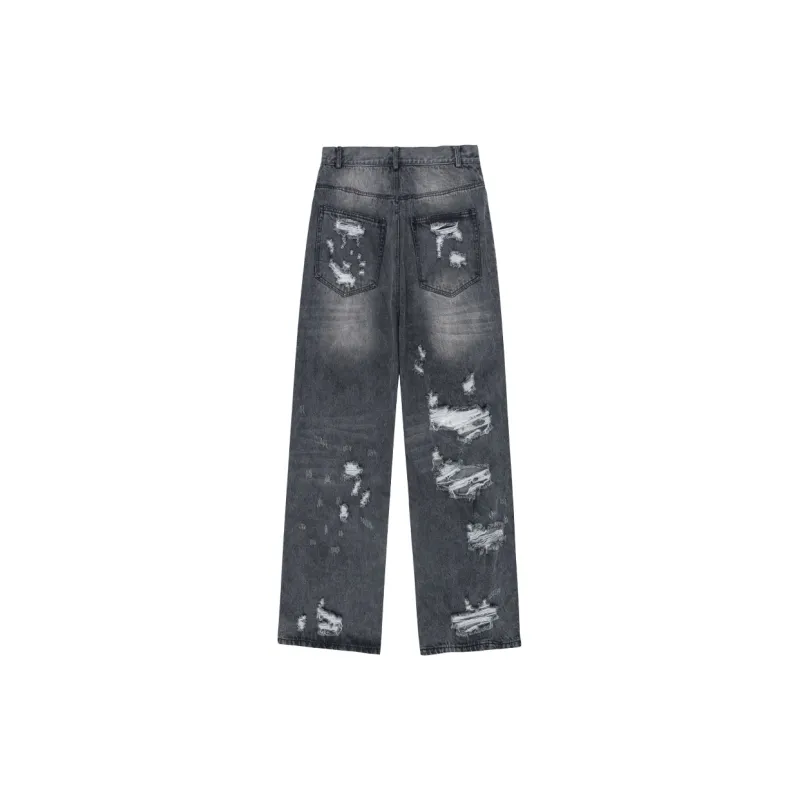 NONEVENT Jeans Unisex Black Gray-1