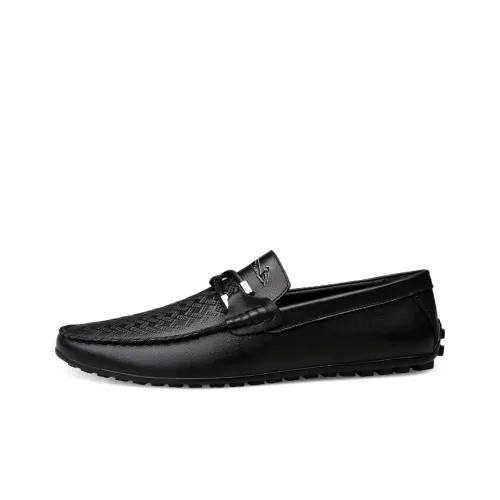 British knights Gommino Loafers Men Black