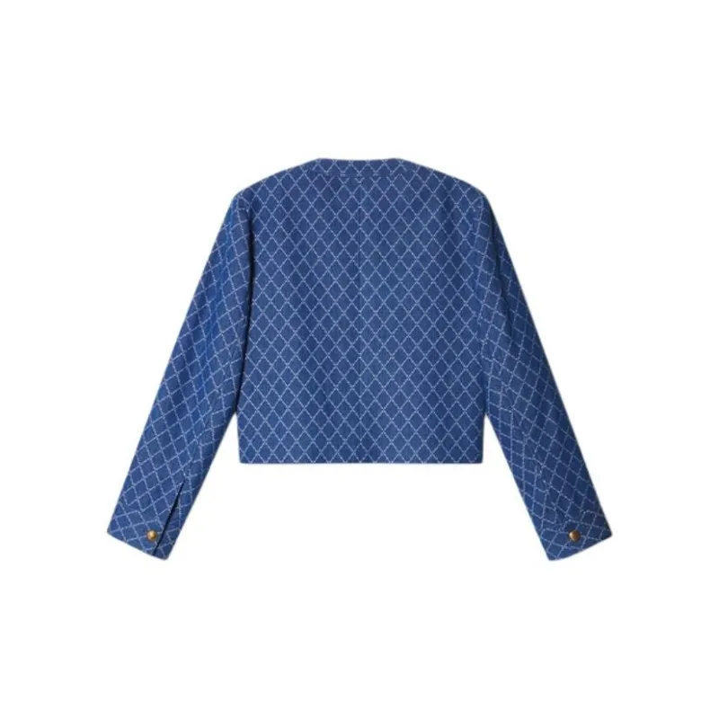 PSALTER Denim Jacket Women's Sea Blue-1