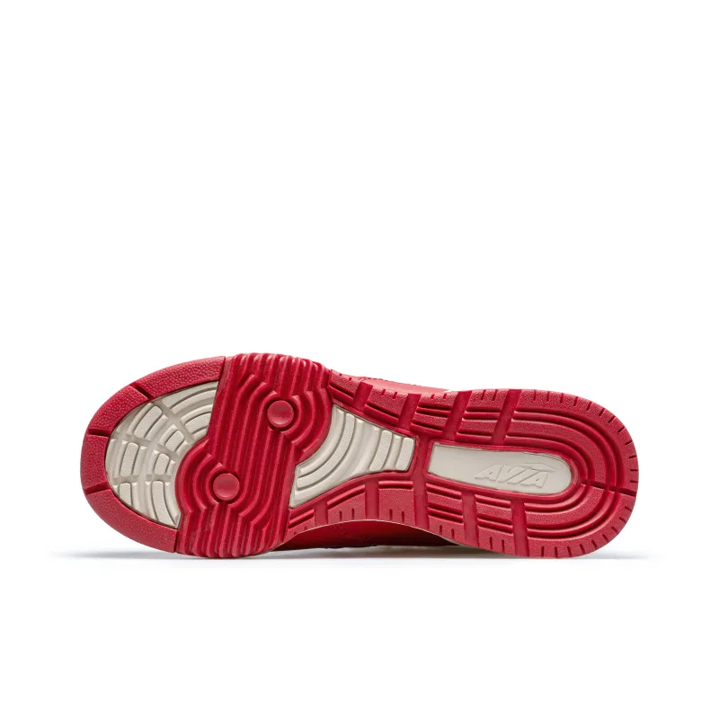 AVIA 855L Series Cushioning Wear Resistant Low Top Vintage Basketball Shoes Men's Red White-5