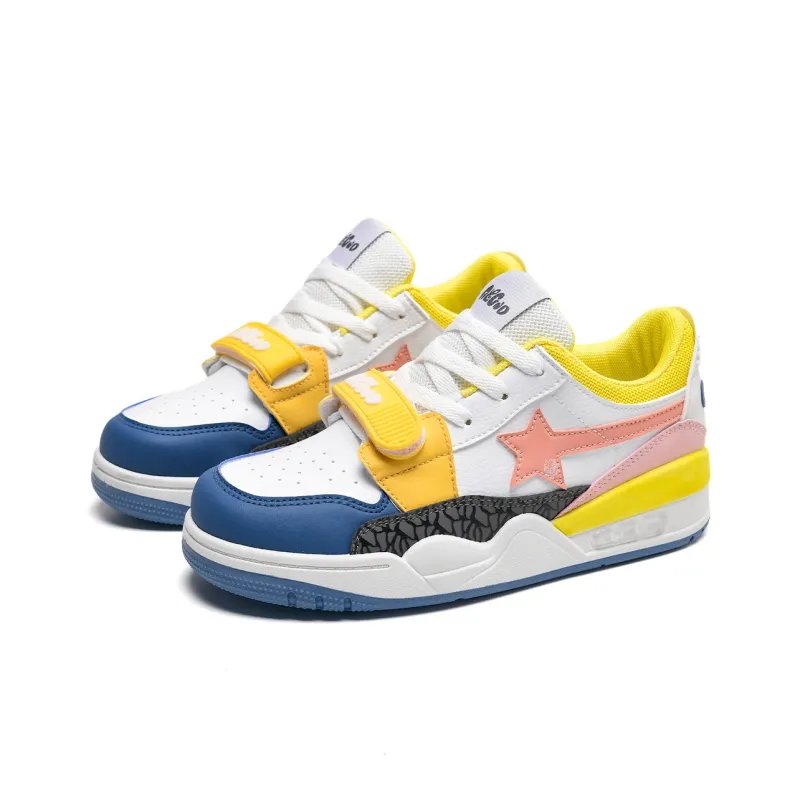 Circle Small Cushioning Coverage Wear-Resistant Lightweight Slip-Resistant Low-Top Skateboard Shoes Unisex-28