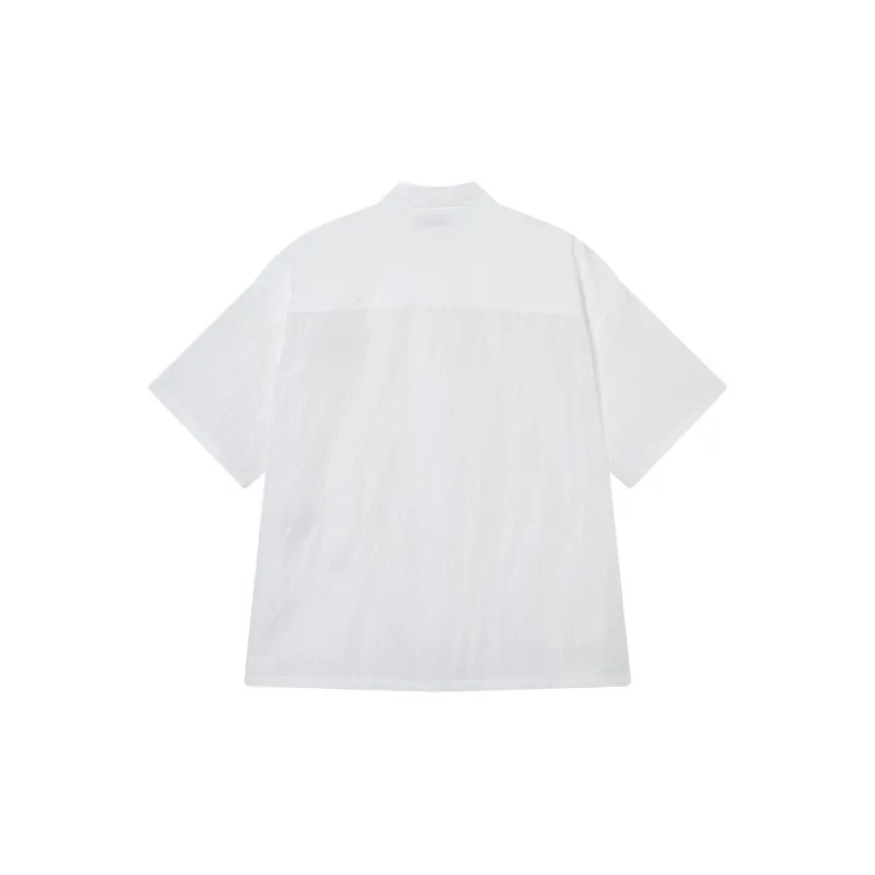 NPC Short-Sleeved Shirt For Men-Chinoiserie Languid Man Unisex-1
