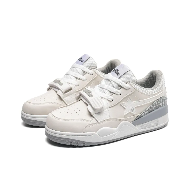 Circle Small Cushioning Coverage Wear-Resistant Lightweight Slip-Resistant Low-Top Skateboard Shoes Unisex-34