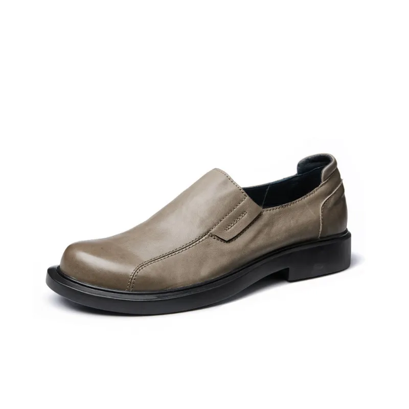 Brounvanm Men's Casual Shoes Men Low Top Black/Brown/Gray-12