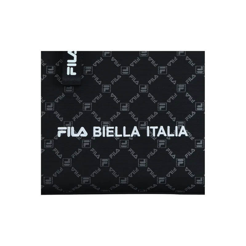 FILA Fabric PU Shoulder Bag Extra Small Women's Black-3