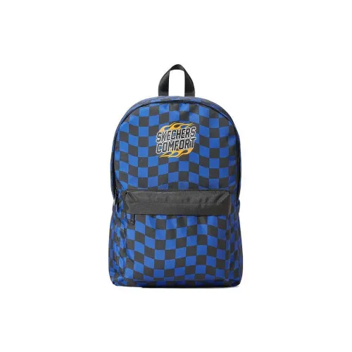 Skechers Fabric Backpack Large Size Unisex Blue