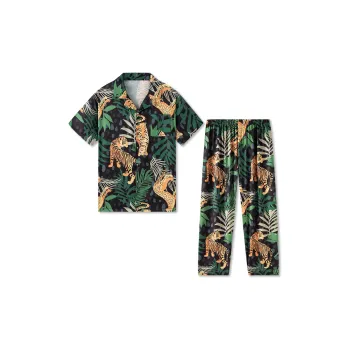 Good Fortune Pajama Set Men's Green