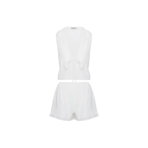 PRINCESS POLLY Casual Suits Women's White