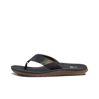 REEF Abrasion-Resistant Slip-Resistant Flip Flops Men's Black Brown