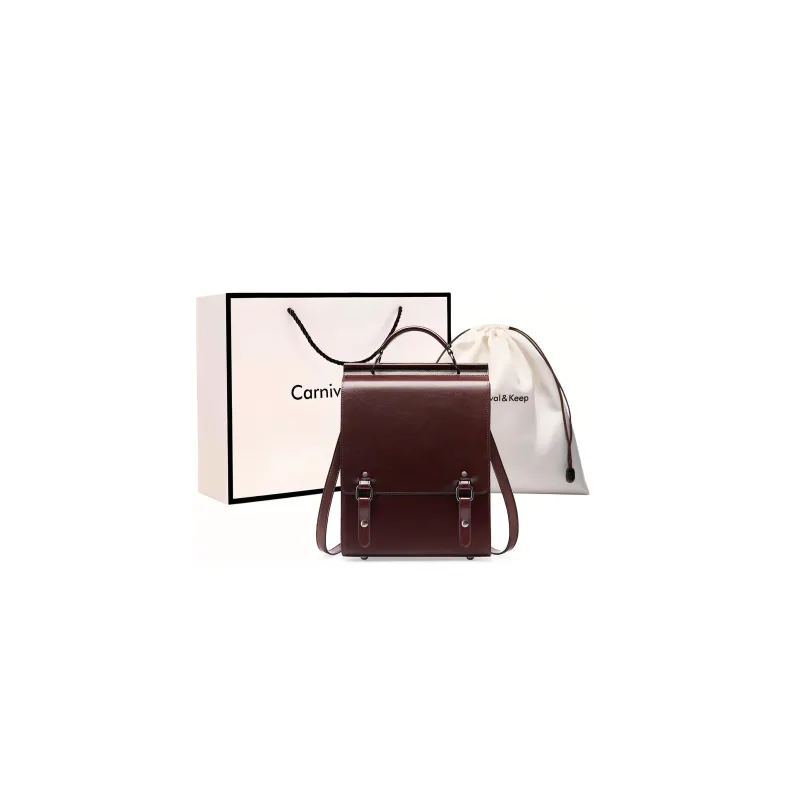 Carnival Keep Cow Leather Backpack Large Size Women's Multicolor-0