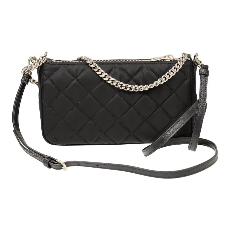 PRADA Nylon Handbag Shoulder Bag Crossbody Bag Regular Women's Black-6