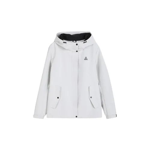 PEAK Trench Coats Women's Canvas White