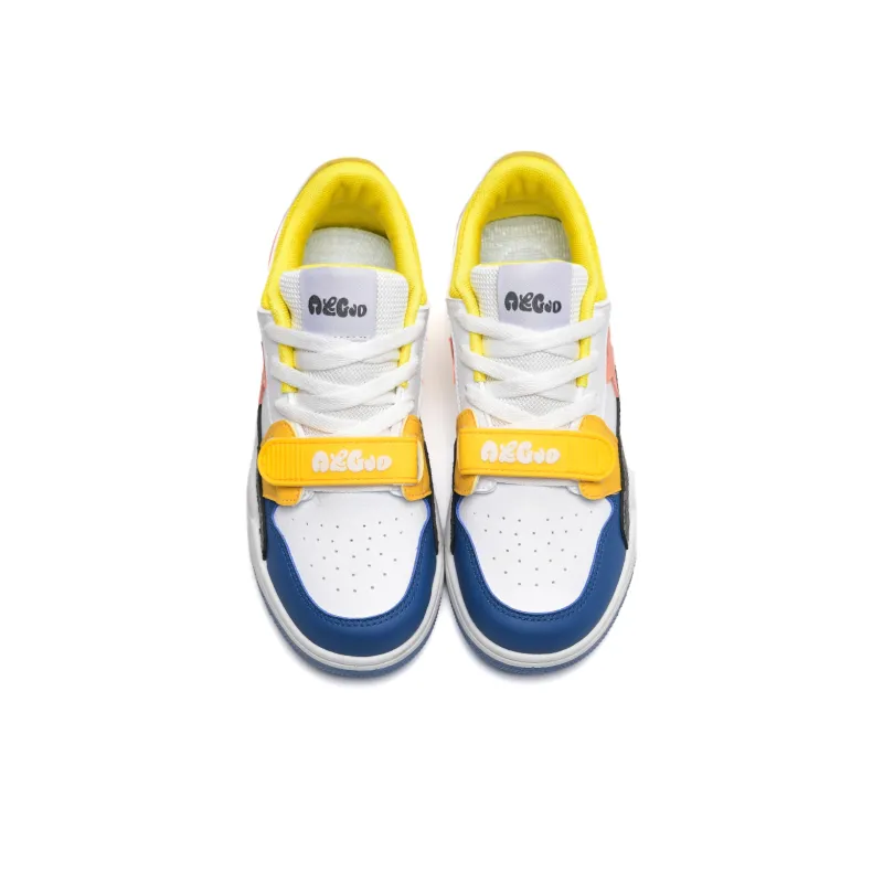 Circle Small Cushioning Coverage Wear-Resistant Lightweight Slip-Resistant Low-Top Skateboard Shoes Unisex-30