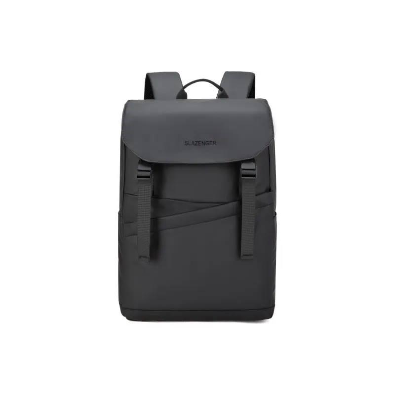 Slazenger Water Resistant Membrana Dermalis Travel Bags Backpack Unisex Black Gray-0