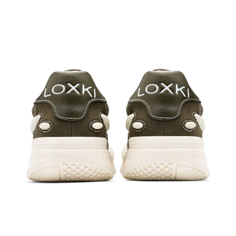 LOXKI Alpha Round Shoes Canvas Shoes Unisex Swag-26