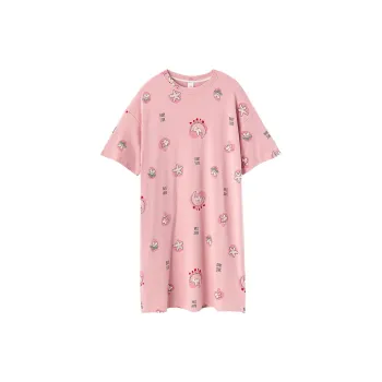 Huggy Kissy Nightgown Women's Light Pink