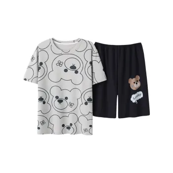 Chun Xi Pajama Set Men's Greige