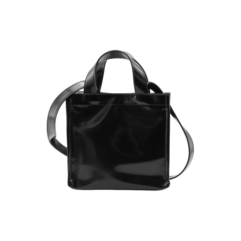 Acne Studios Polyurethane Tote Bag Shopping Bag Crossbody Handbag Mini Women's Black-4