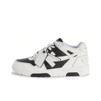 OFF WHITE Out Of Office Ooo Low Tops Black White
