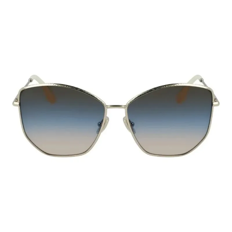 Victoria Beckham Butterfly Sunglasses Women's Gold-1