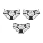 [3 Pack]Black+Black+Black