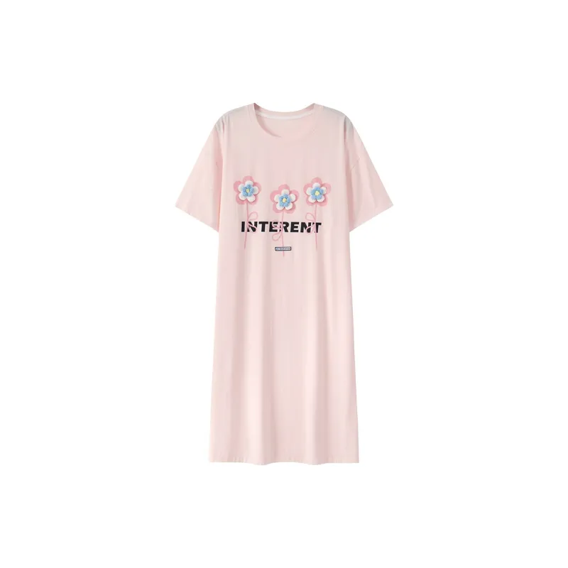 Chun Xi Nightgown Women's Soft Pink-0