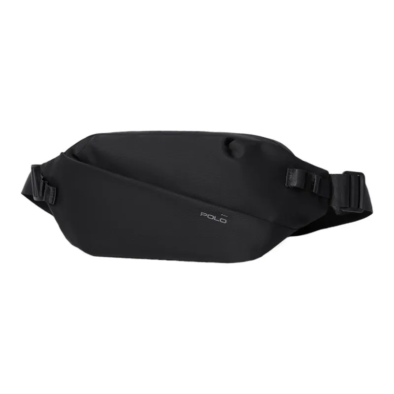 POLO Fabric Sling Bag Medium Size Men's Ecru/Black-0
