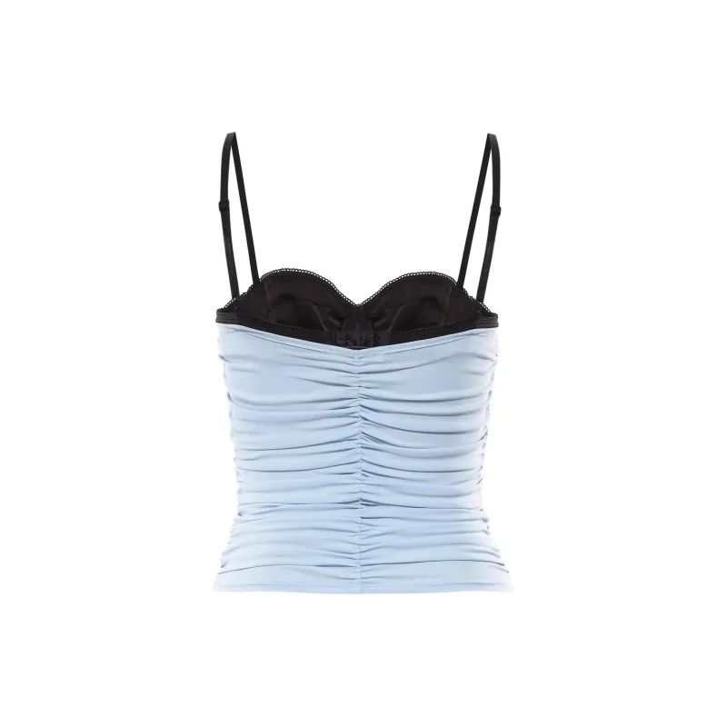 Miaou RENZO TUBE TOP Camisole Women's Light Blue-1
