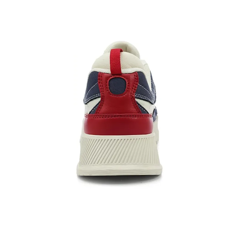 JEEP SPIRIT Skateboard Shoes Men Low Top Light Sandy/Interstellar Blue-3