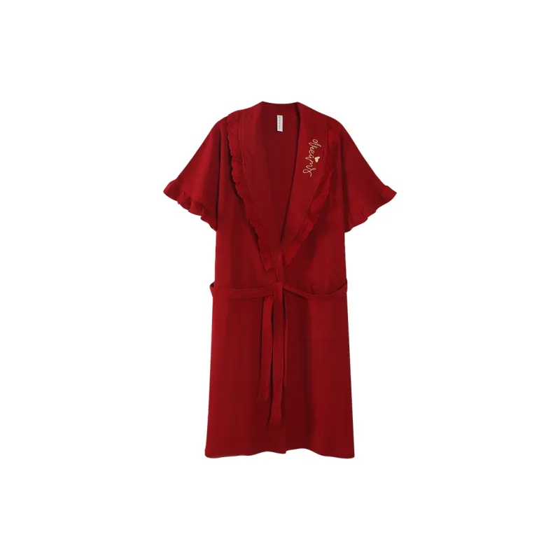 GOSO Pajama Robe Women's Red Shades-0