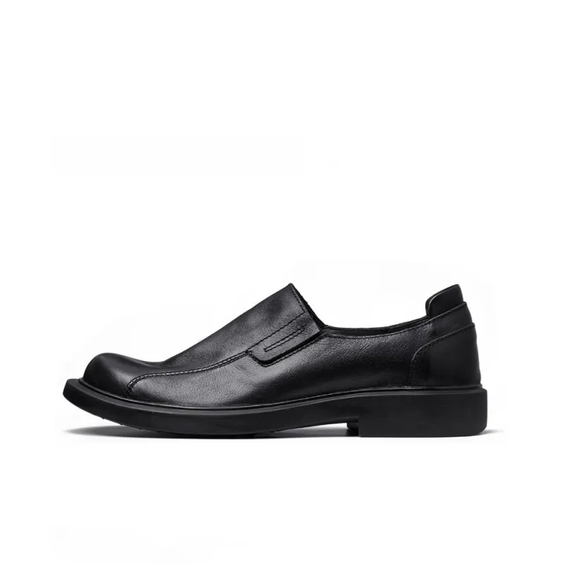 Brounvanm Men's Casual Shoes Men Low Top Black/Brown/Gray-0